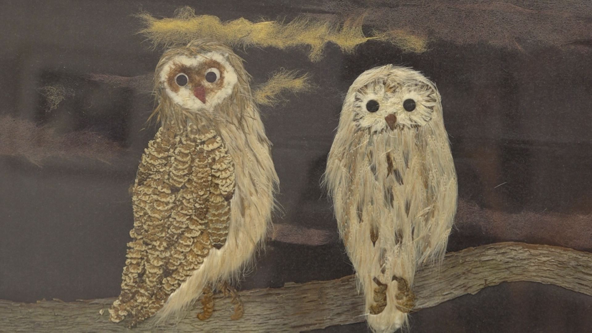 上越在住 押し花作家 大堀節子さん作品展 11日まで