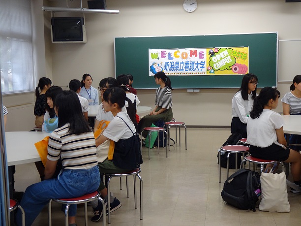 在学生との懇談