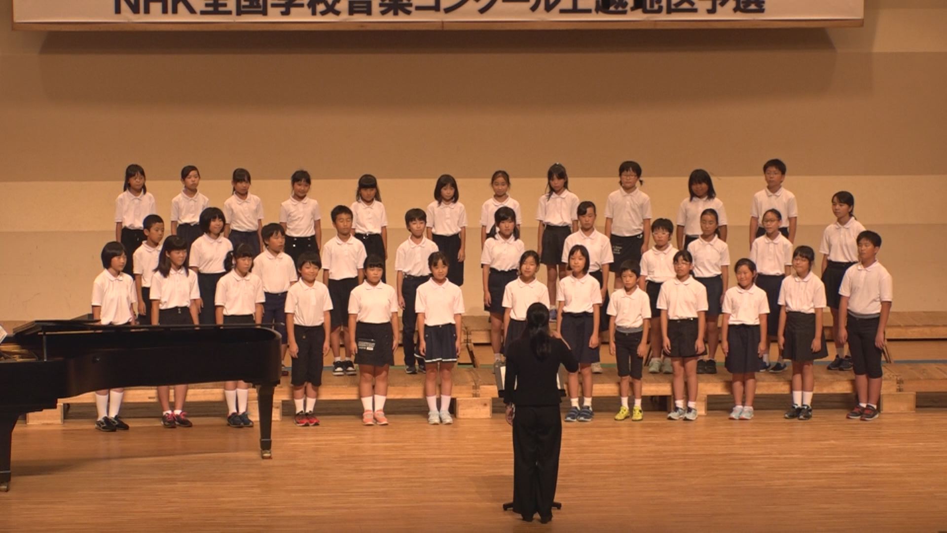 NHK全国学校音楽コンクール上越地区予選 元気な歌声ホールに響く♪