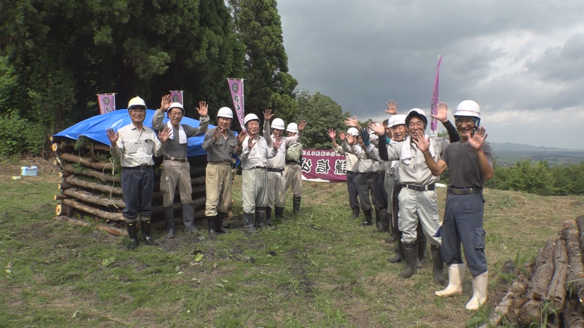 【動画】謙信公祭に向け準備 のろし上げ団体紹介②「白看板城」　
