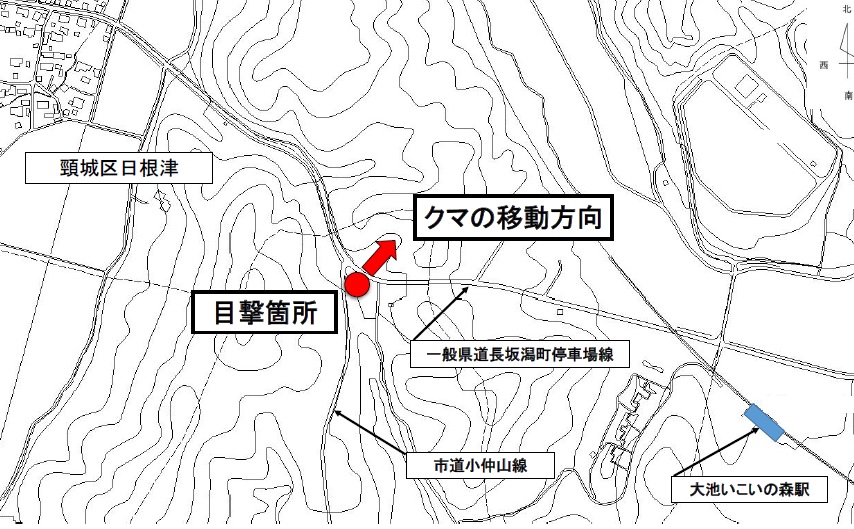 クマの目撃情報[上越市]