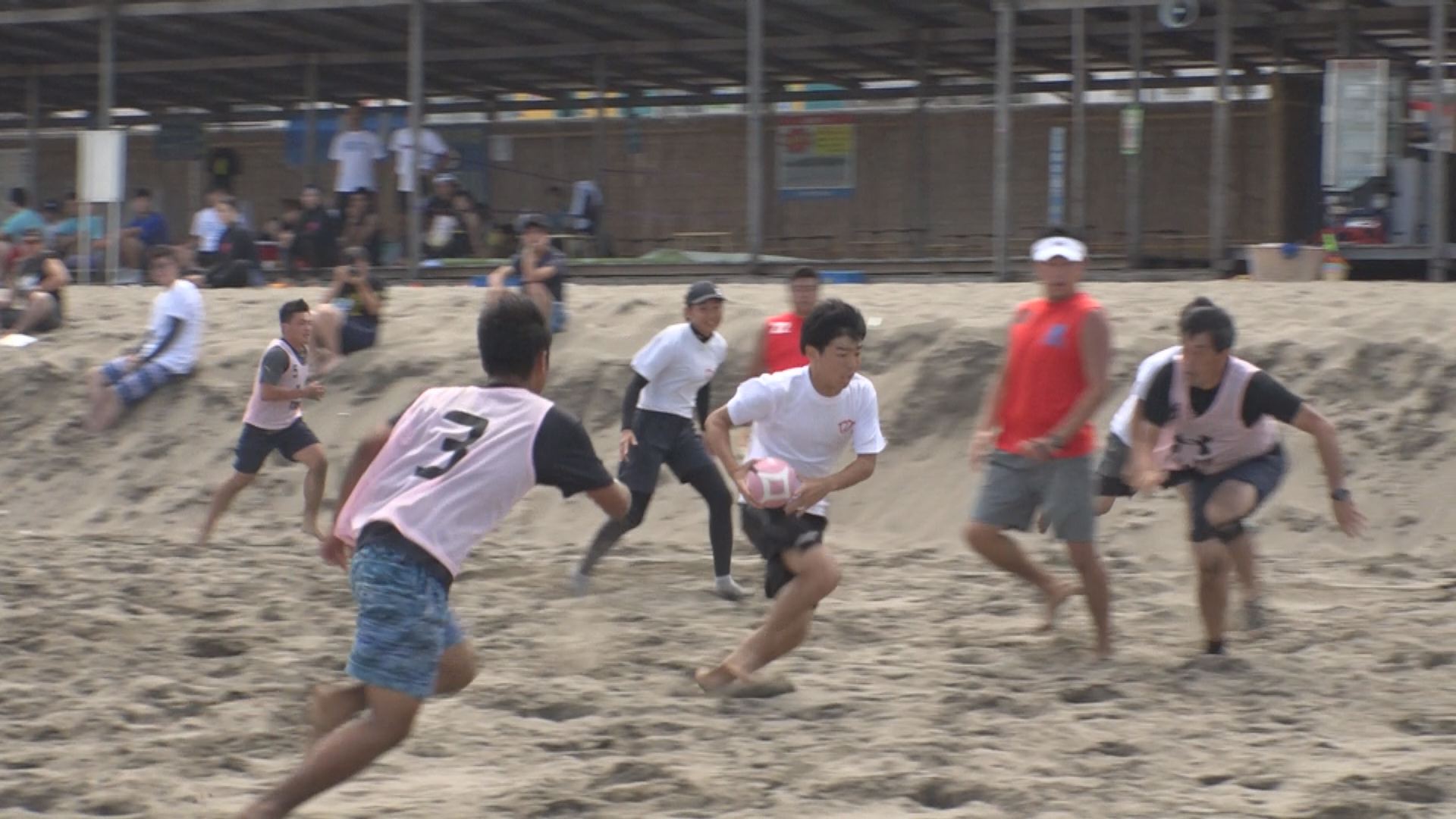 たにはまでトライ！ビーチラグビー第19回リベンジ上越大会