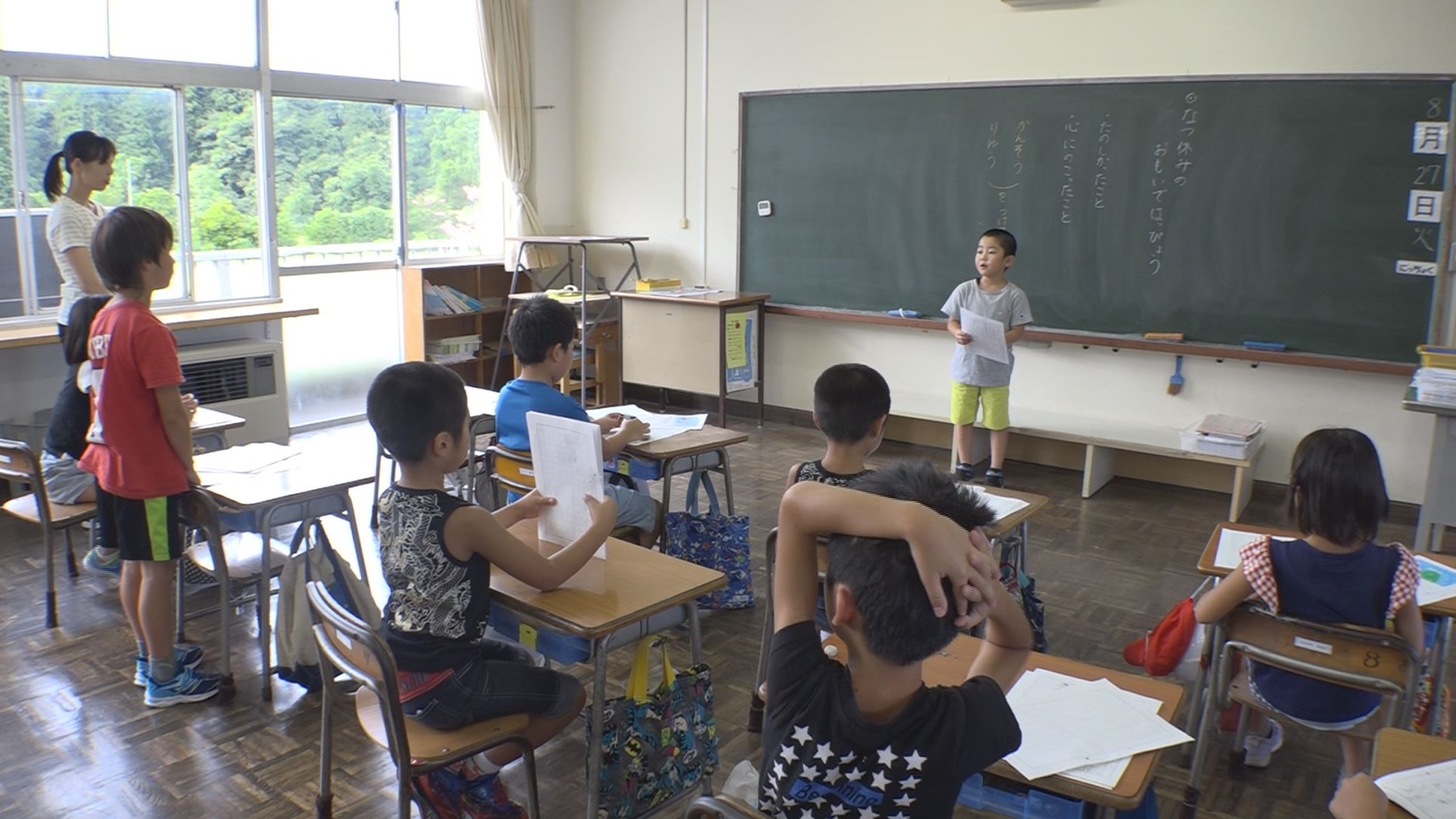 ２学期スタート！小学校始業式