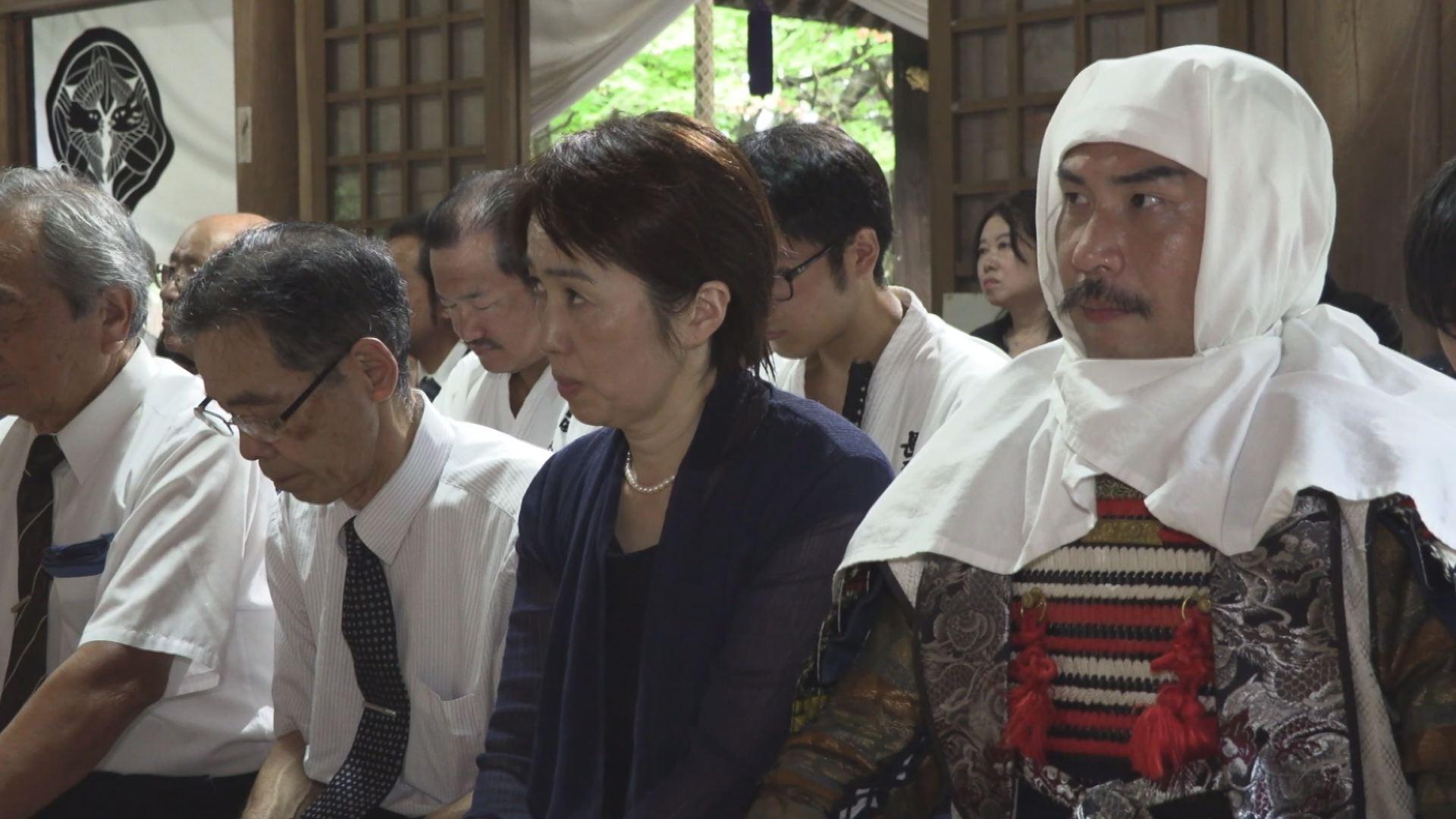 おんな謙信も参列！ 謙信公祭祭典