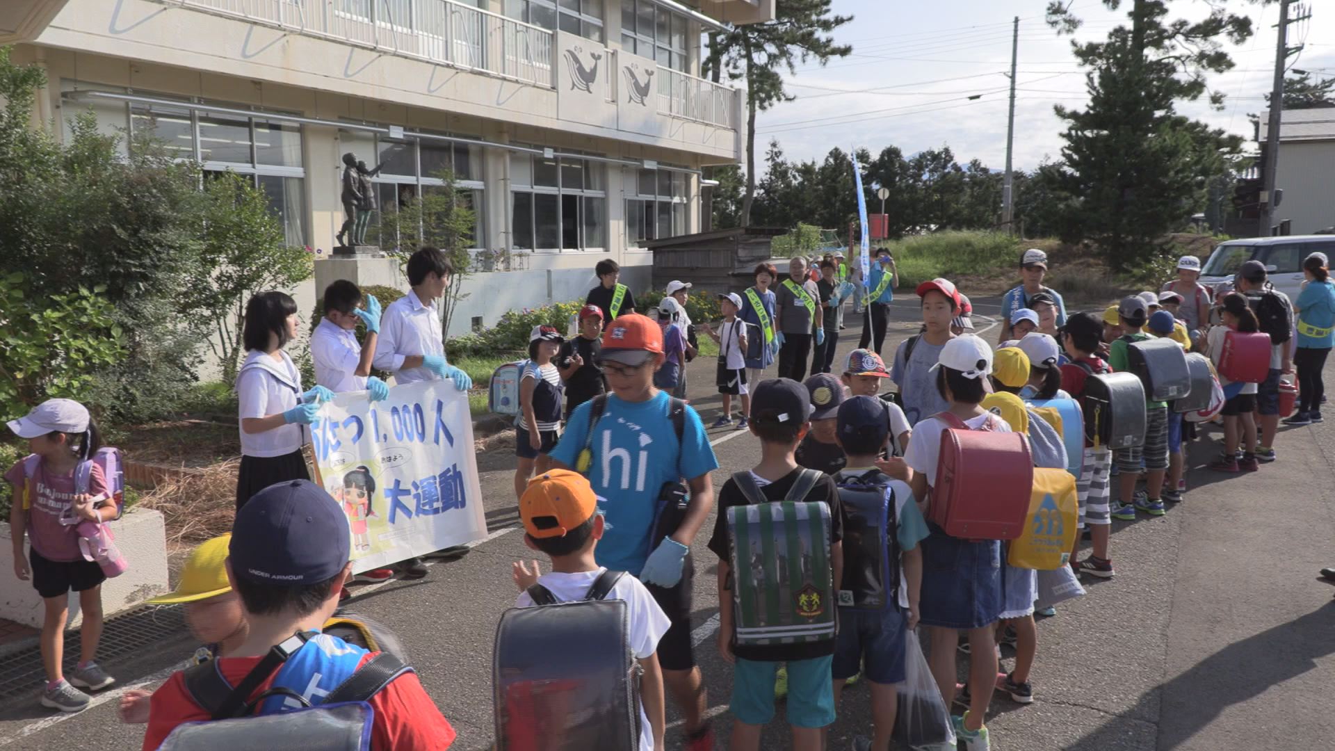 190910_柿崎1000人あいさつ運動3