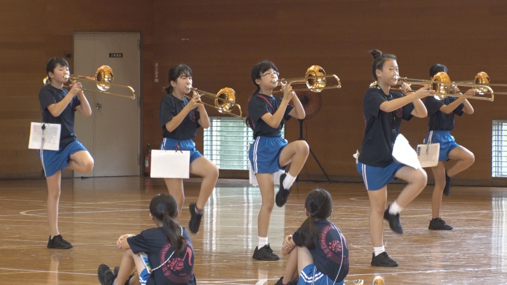 飯小学校金管部 西関東大会に向け練習♪