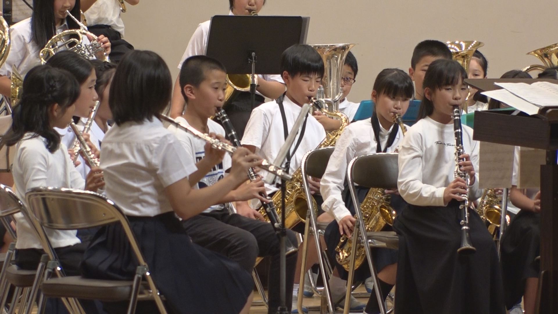 上越小学校管楽器フェスティバル 練習の成果披露♪
