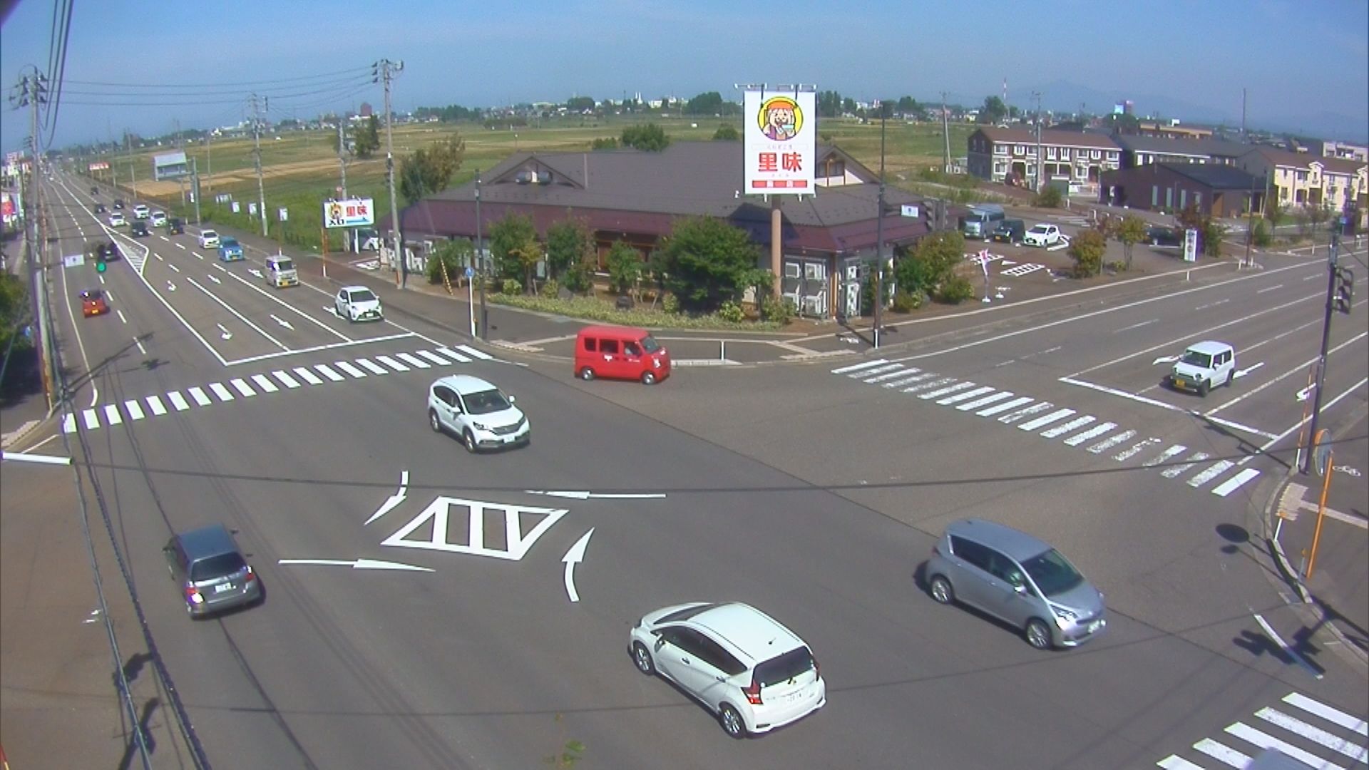 飯交差点のライブカメラ移設 道路状況がよりわかりやすく！