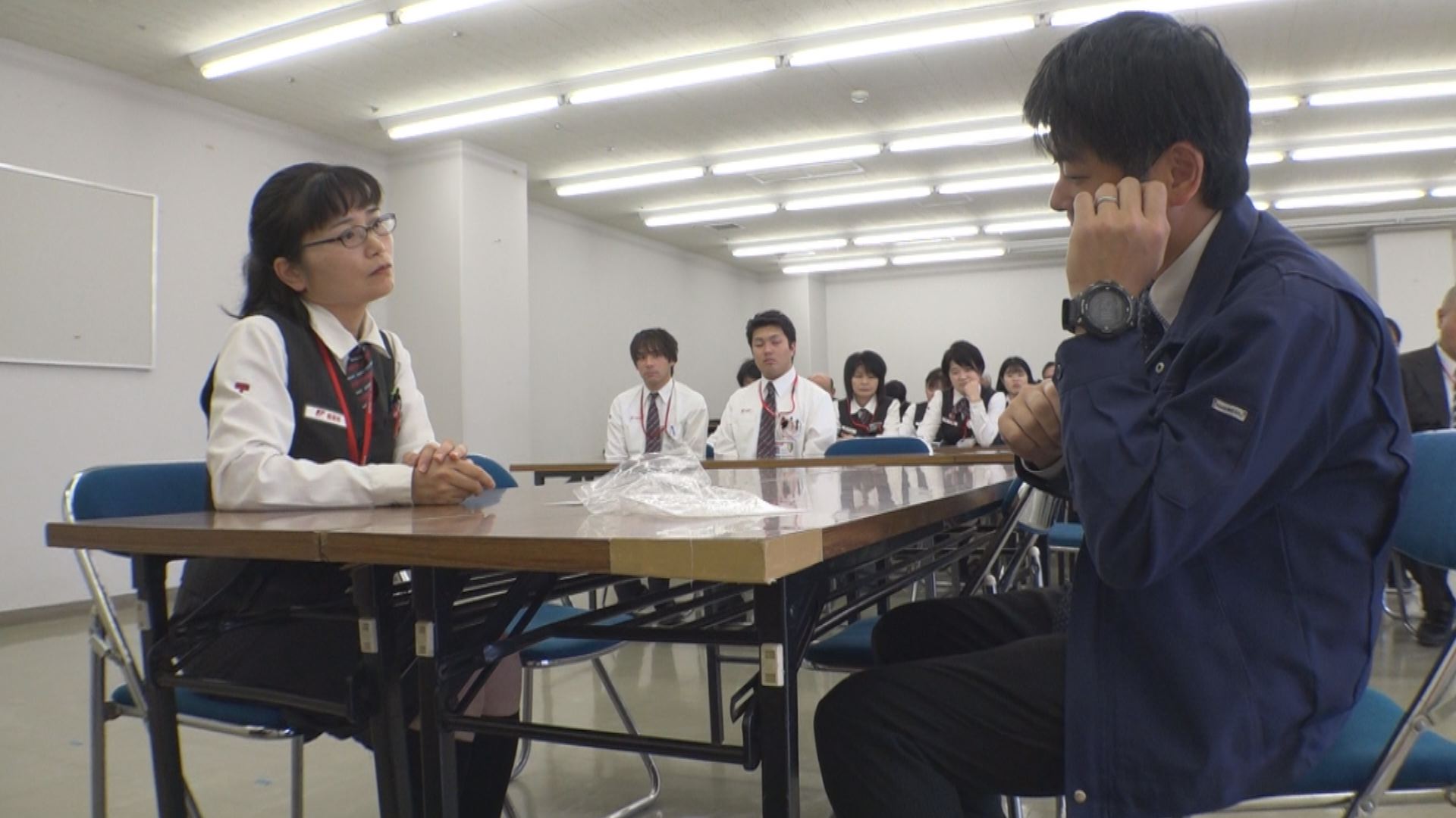 新井郵便局で特殊詐欺想定した防犯訓練
