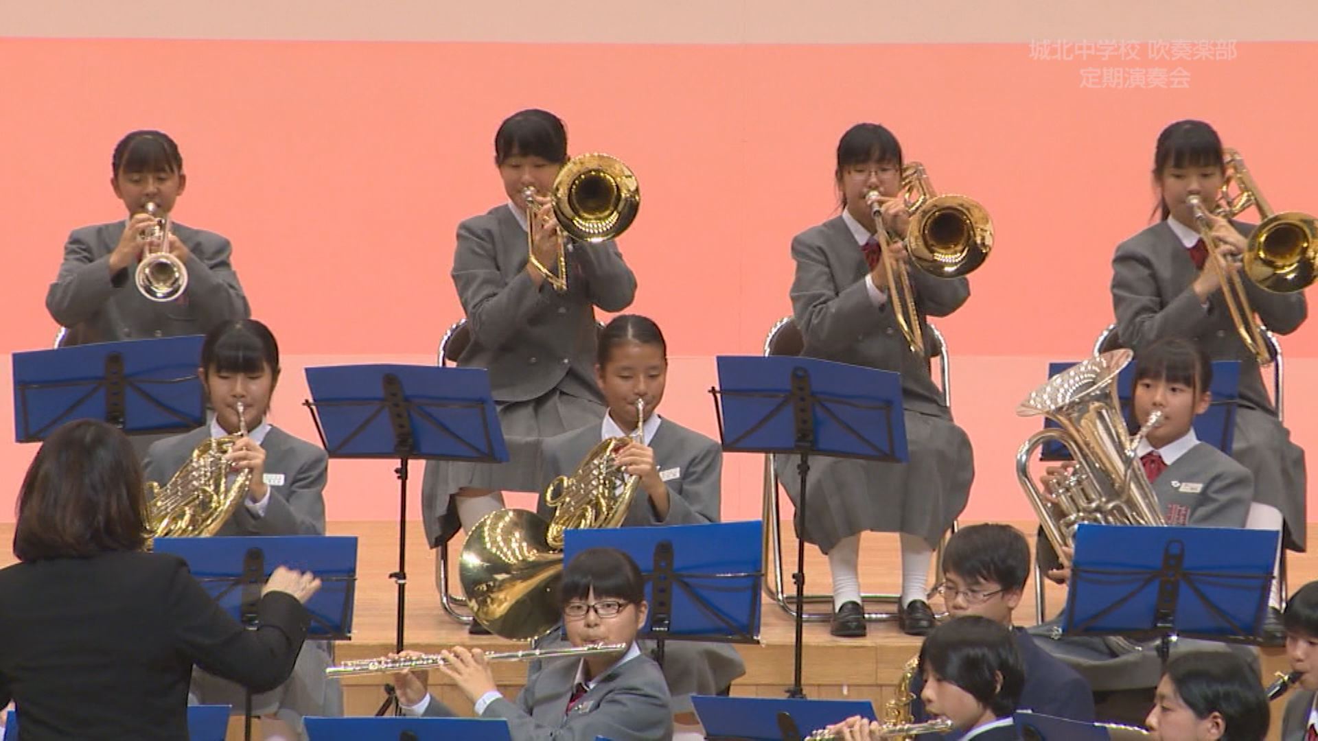 城北中 吹奏楽部定期演奏会♪ JCVで11月3日から放送