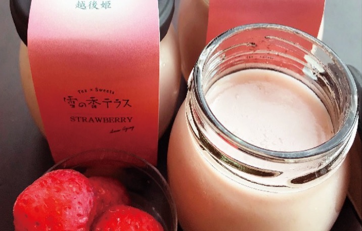 雪の香テラス 「いちご」＆「栗プリン」限定販売