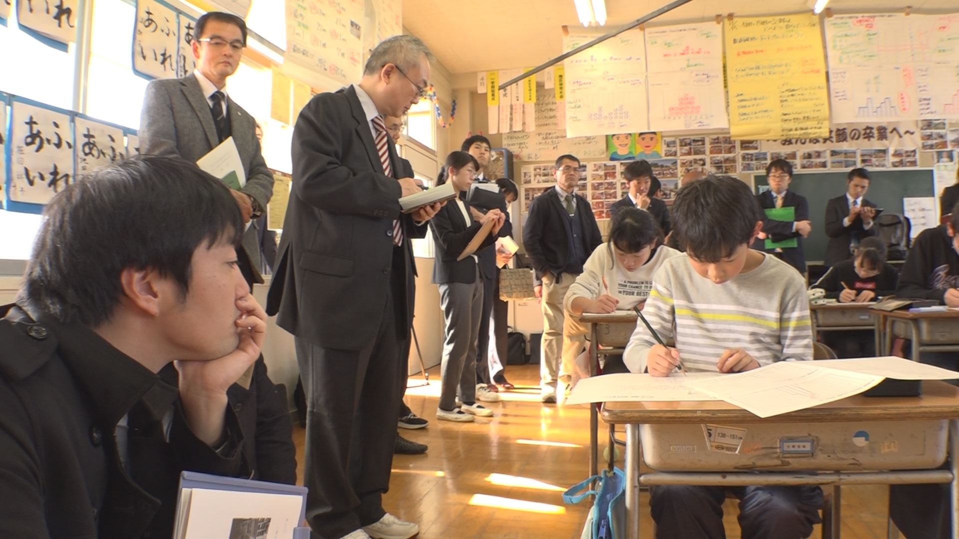 データを読める子になって！北諏訪小で算数教育の研究会