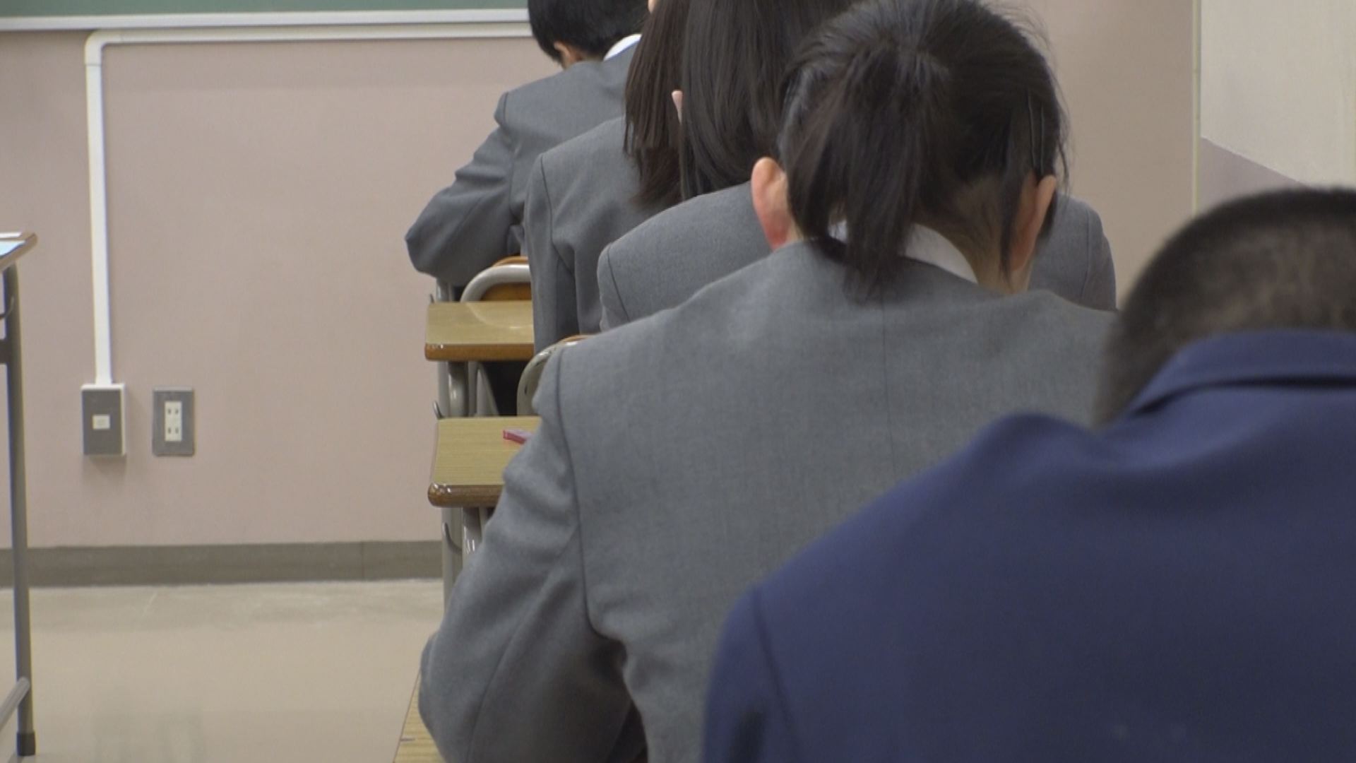 15の春に桜咲け！私立高校受験はじまる
