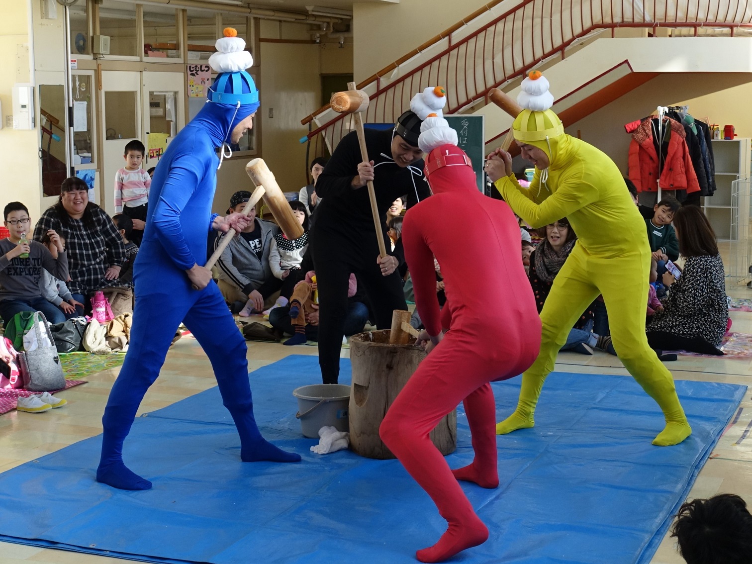 もちつきレンジャー高速つき