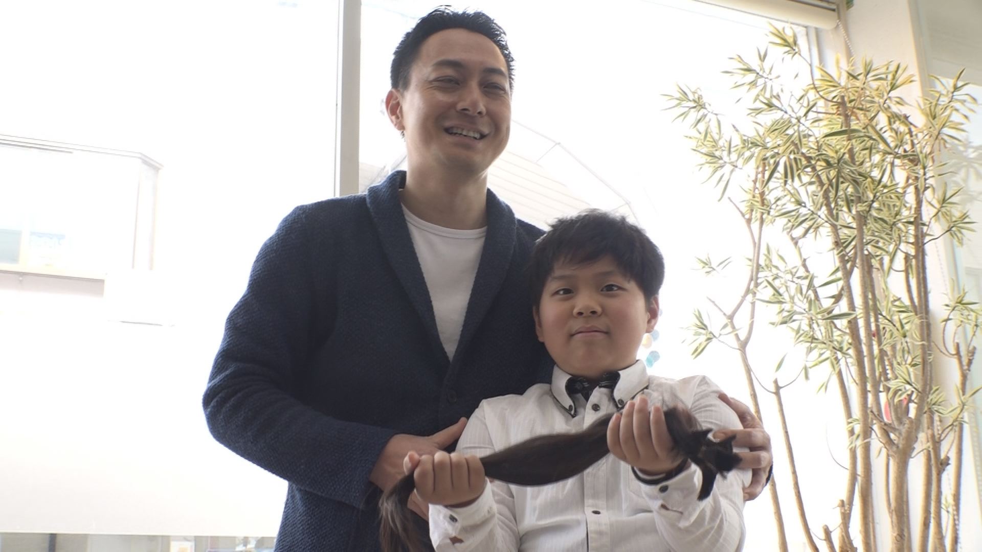 人の役に立ちたい！～小4男児が髪を寄付
