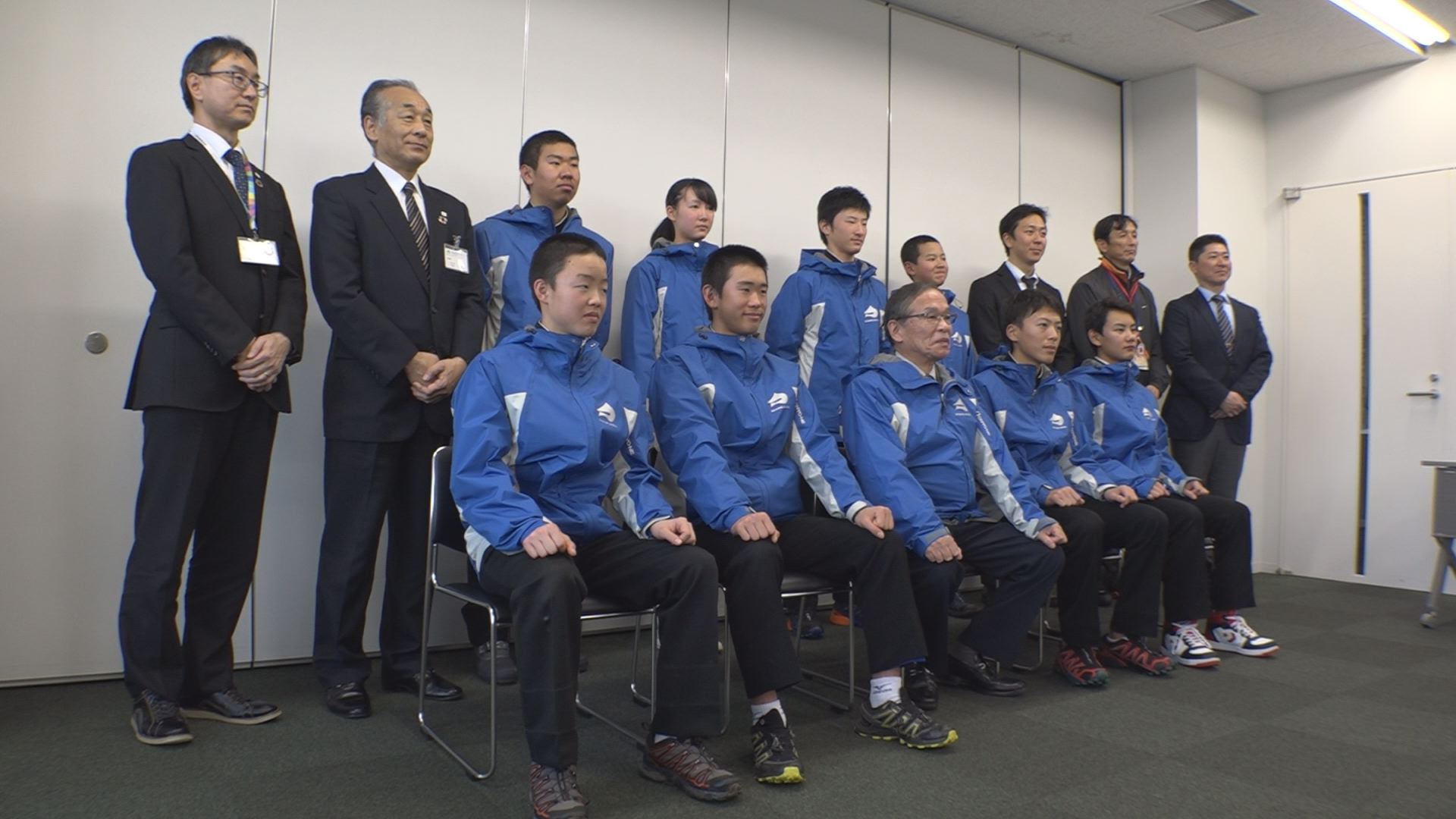 全中クロカン2冠の妙高高原中 池田遼一さんが結果報告