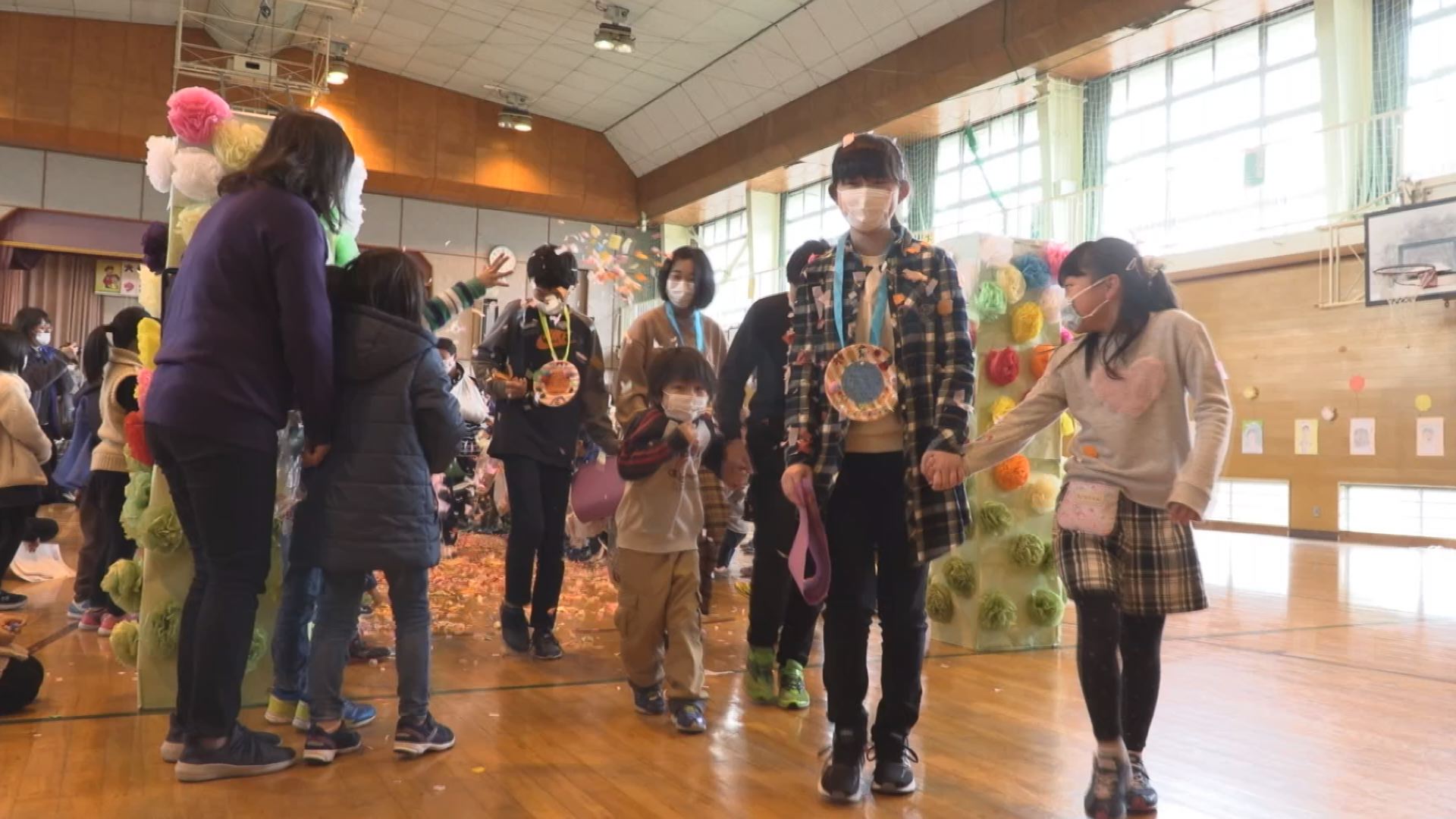 南川小 6年生を送る会 感謝の気持ち伝える