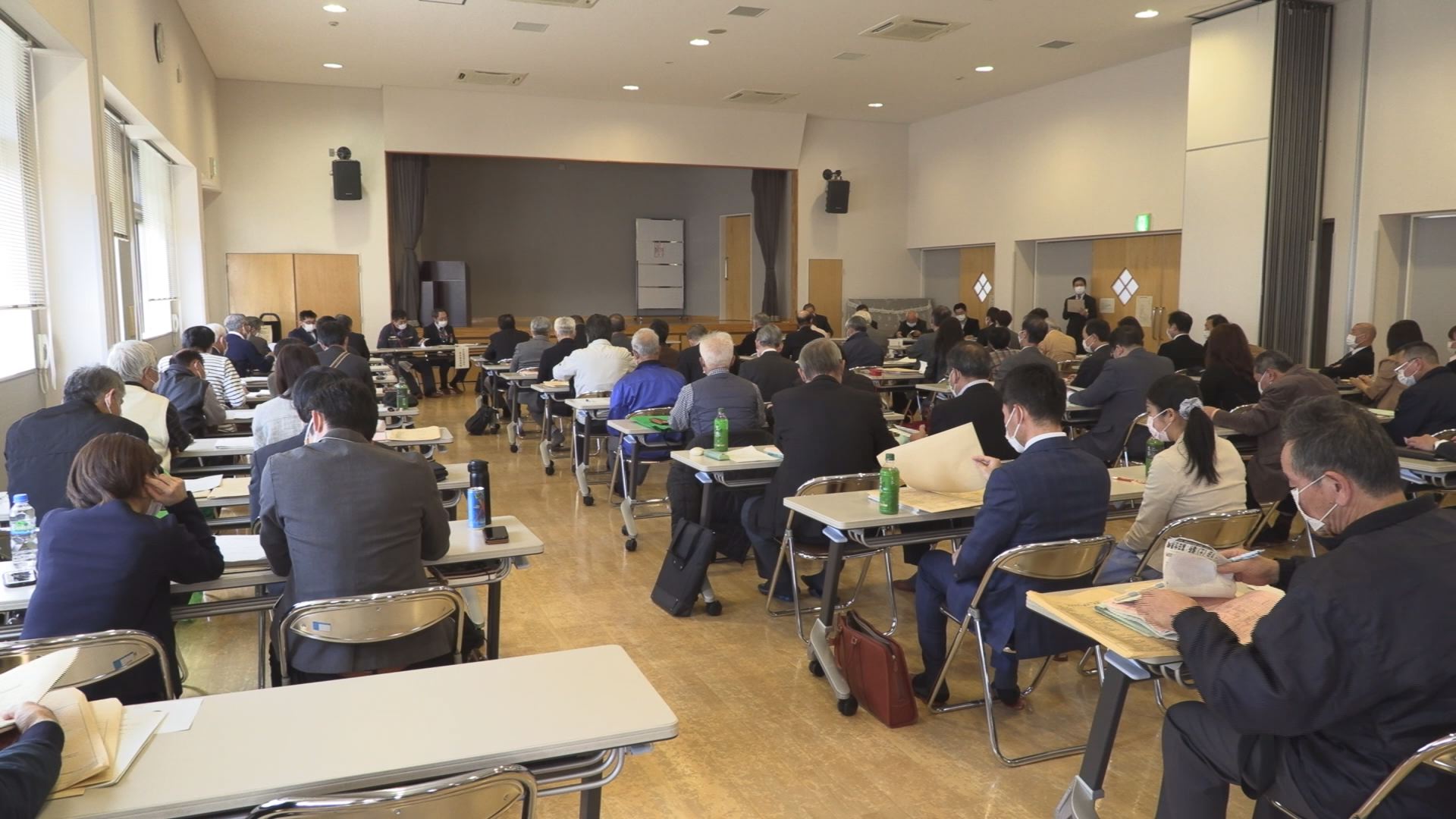 上越市議選説明会 定数32に対し37陣営 選挙戦の見通し