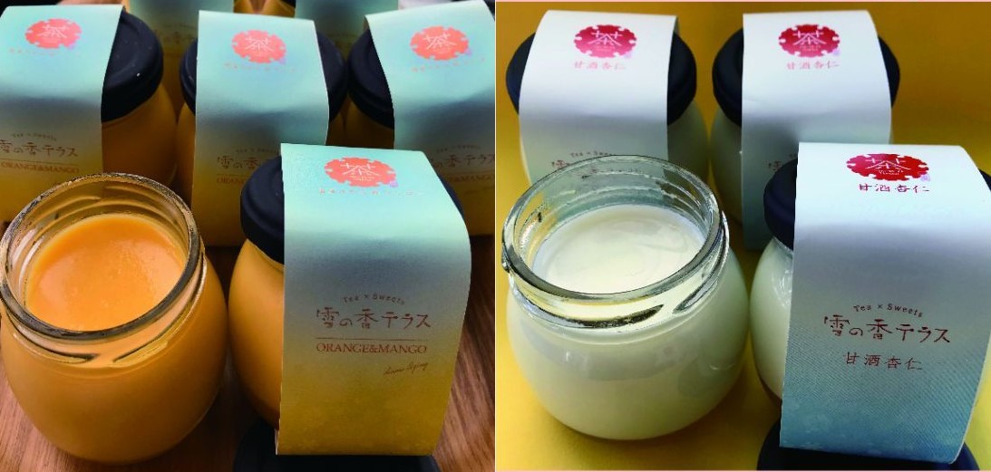 大好評プリンが今年も登場！「雪の香テラス」