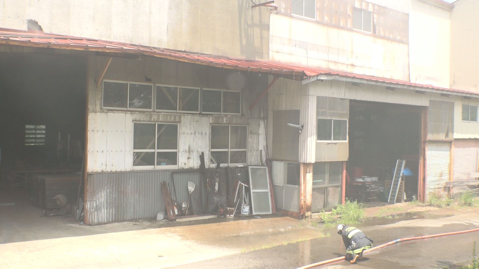 妙高市田切の鉄工所で火災 けが人なし