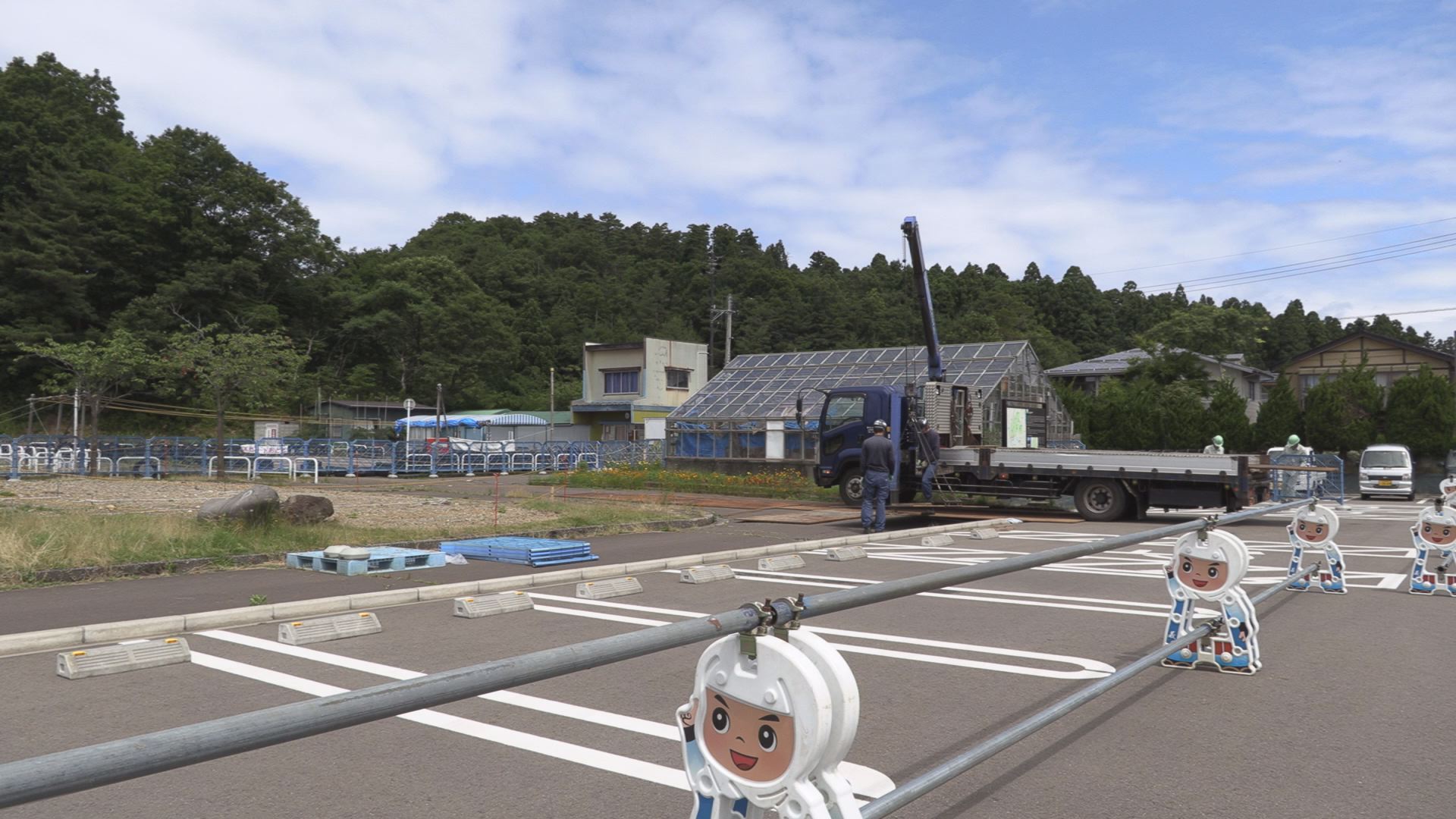 上越市五智交通公園 トイレ新設工事はじまる