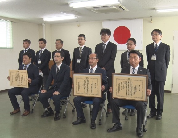 高田かわこく優良工事表彰 田中産業とアルゴス