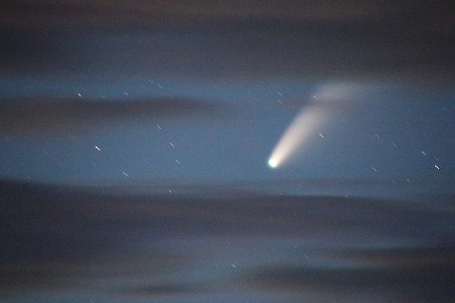 妙高市の写真愛好家 「ネオワイズ彗星」撮影に成功！