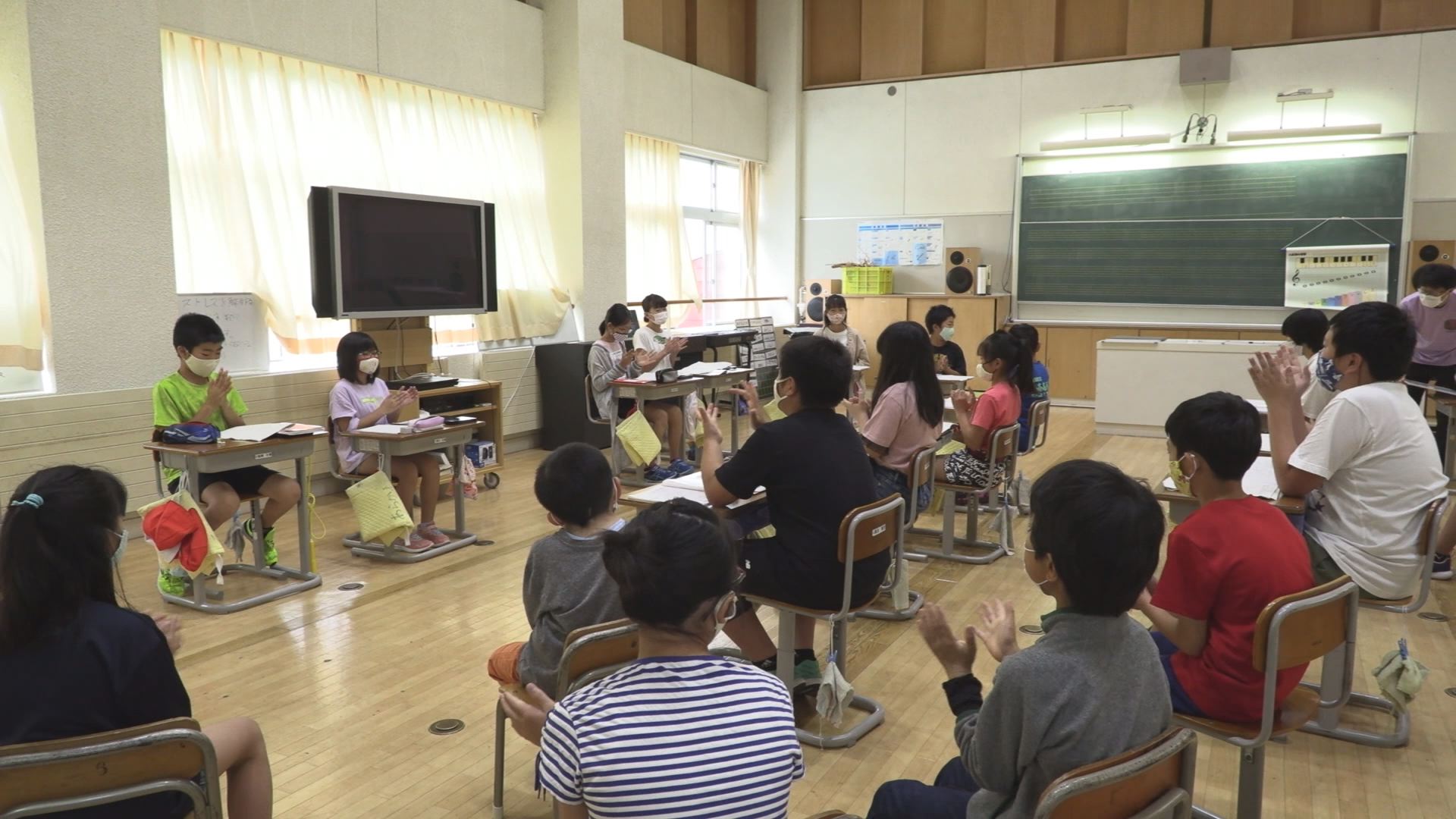 妙高高原南小の児童が新型コロナ対策についてディスカッション
