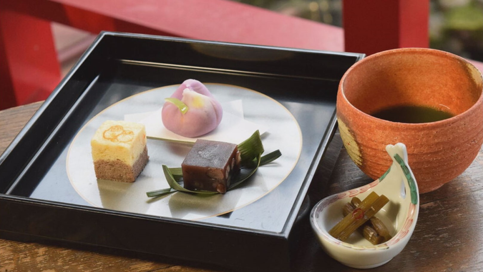 日本庭園にぴったりのスイーツ！宇喜世に和菓子処あん味堂