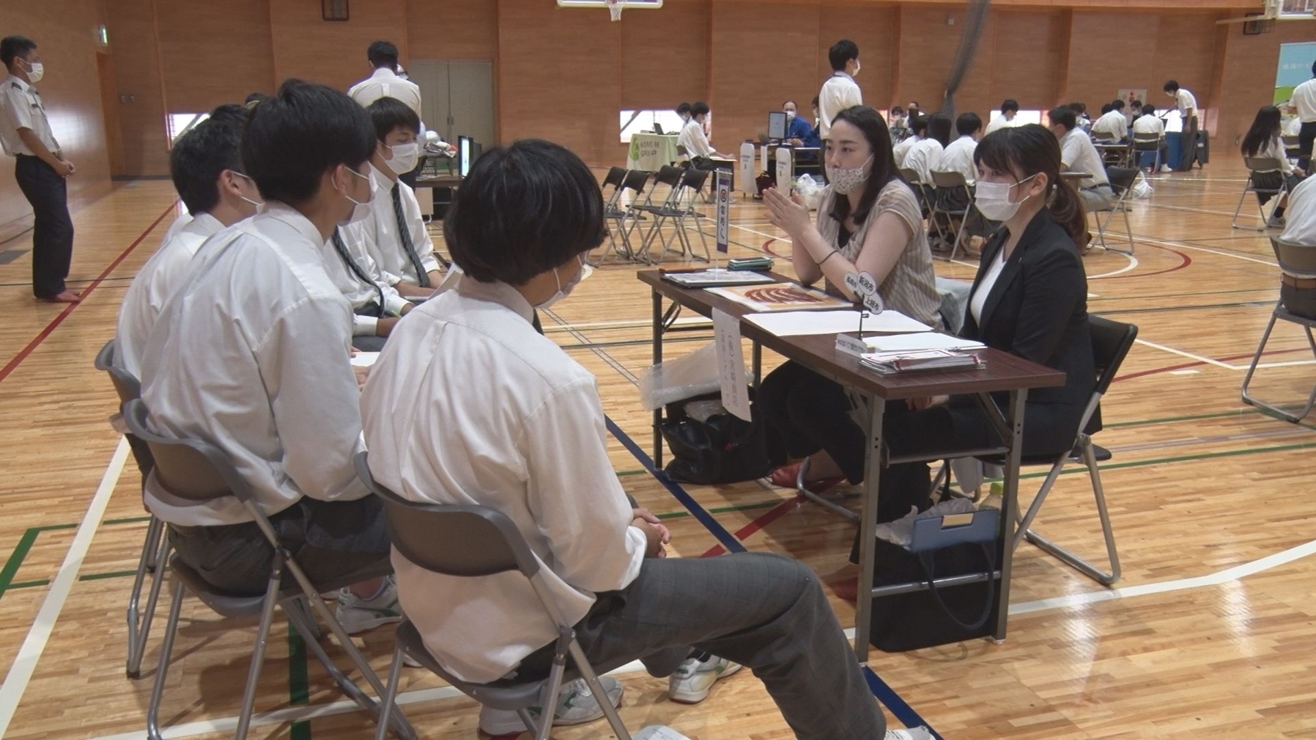 関根学園高校で独自の就職希望向け企業説明会