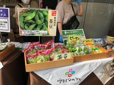 上越妙高からうまさ直送！雪国マルシェ 23日（日）まで開催中