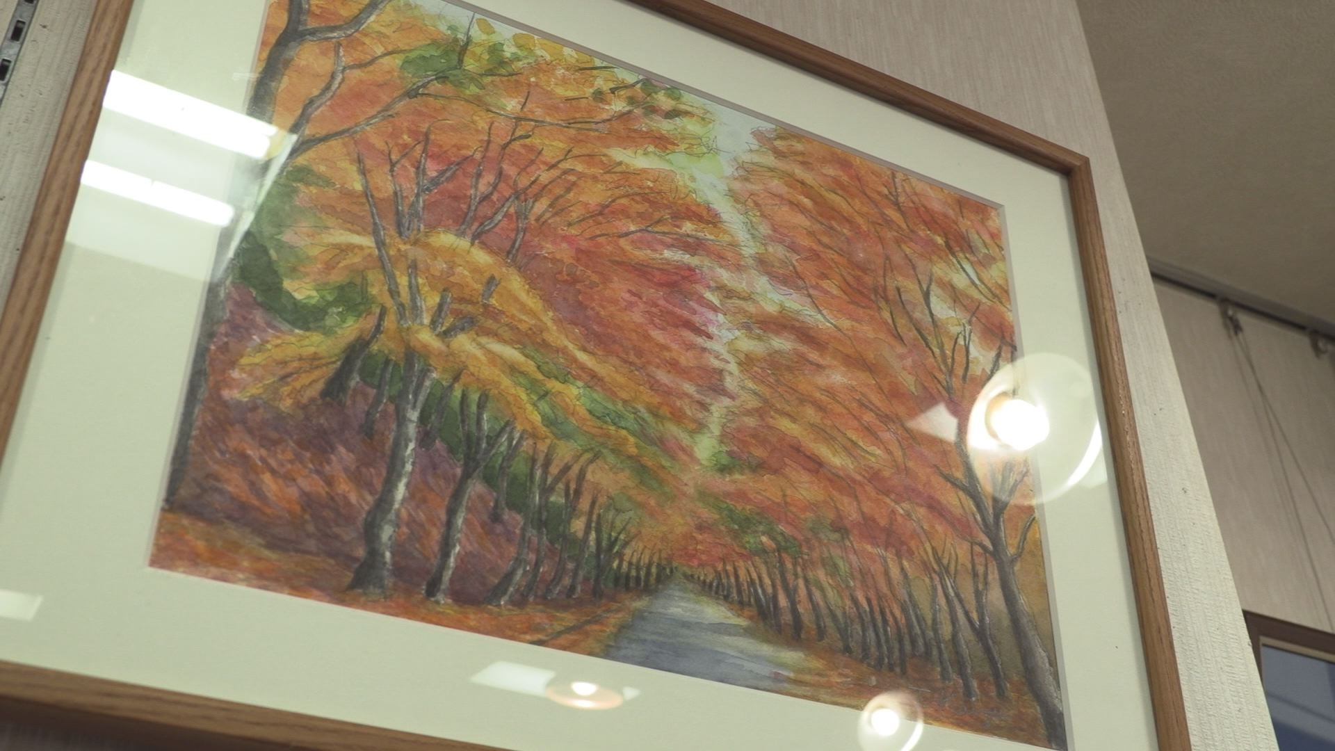 春日山荘水彩画金曜教室 作品展～24日（火）　