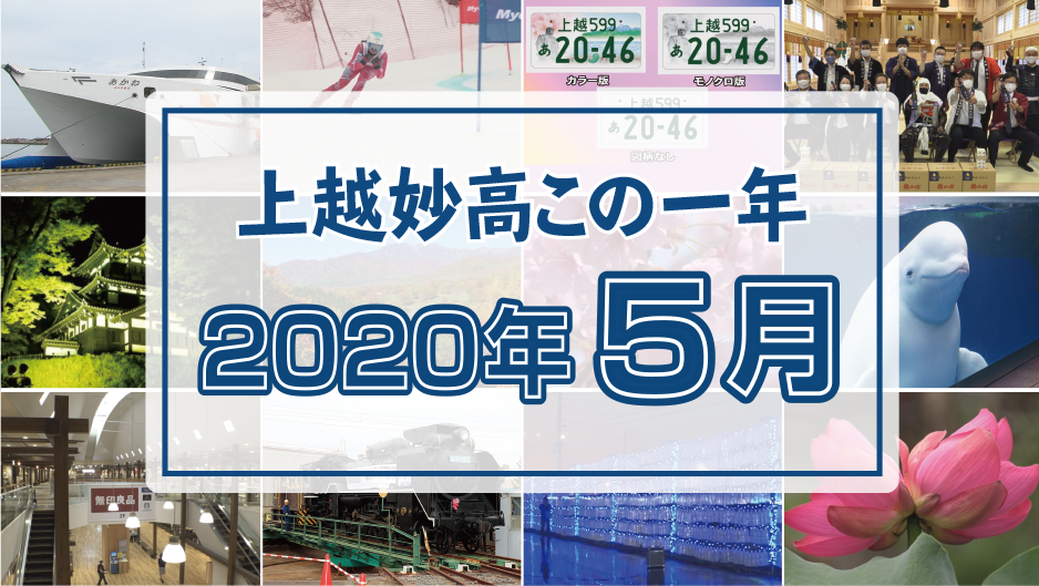 上越妙高この一年 ＜2020年5月＞小中学校再開、上越ナンバー誕生、シロイルカ死ぬ・・・