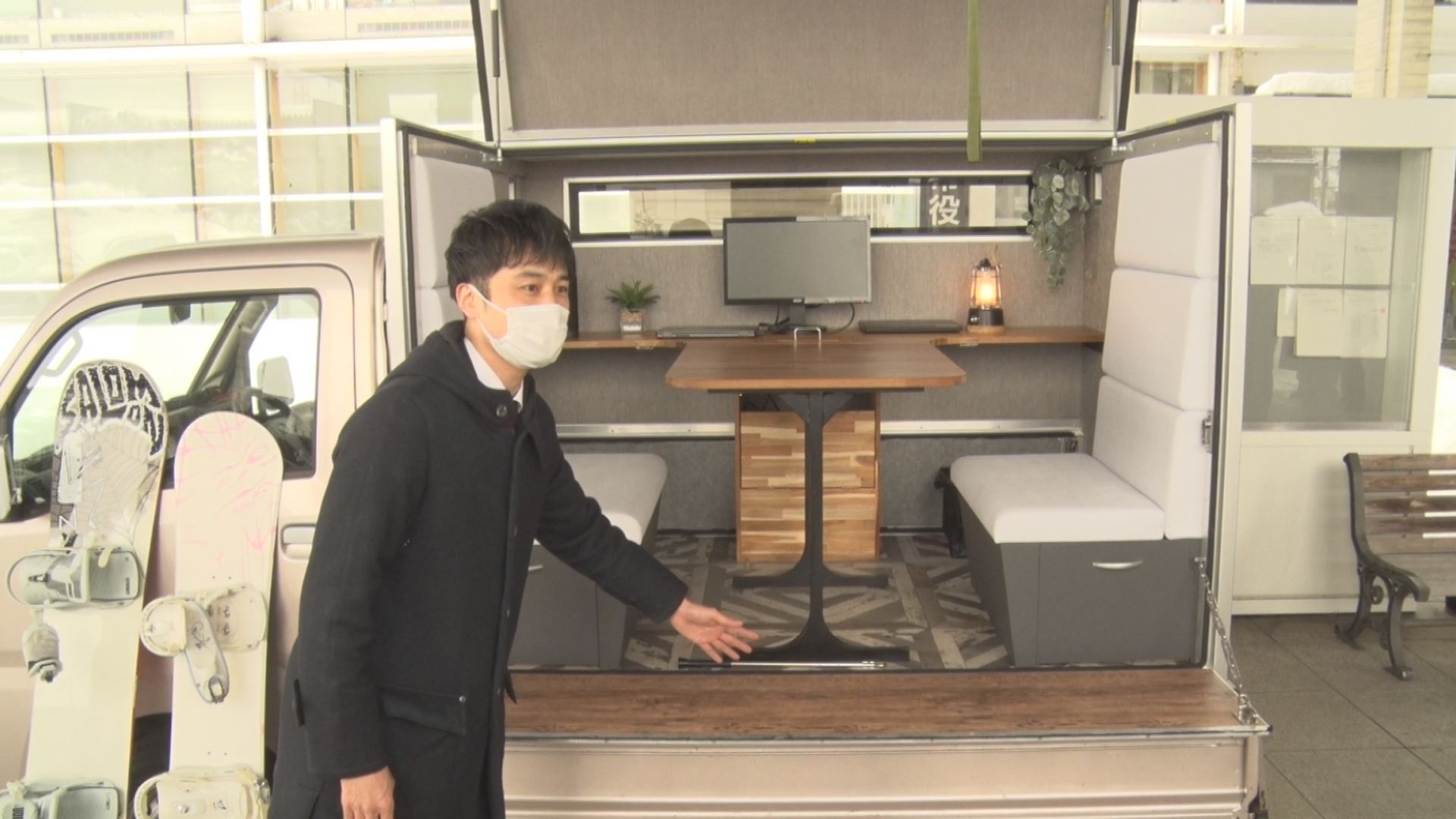 スキー場でワーケーション！妙高市が移動型オフィス貸出実験 1月スタート