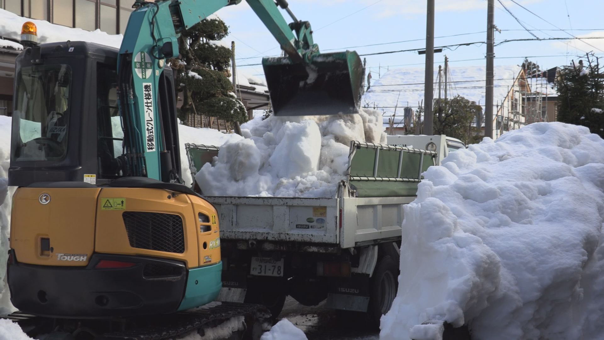 除排雪進むも再び大雪にの予報