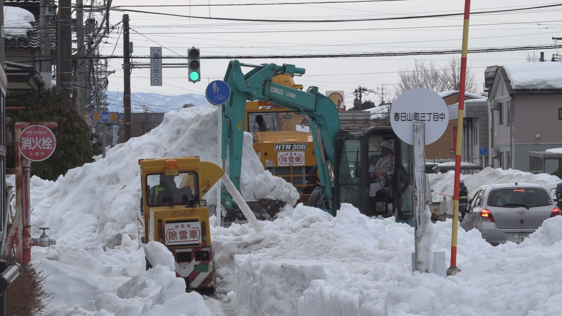 上越市 通学路の除雪 27日中に完了見込み