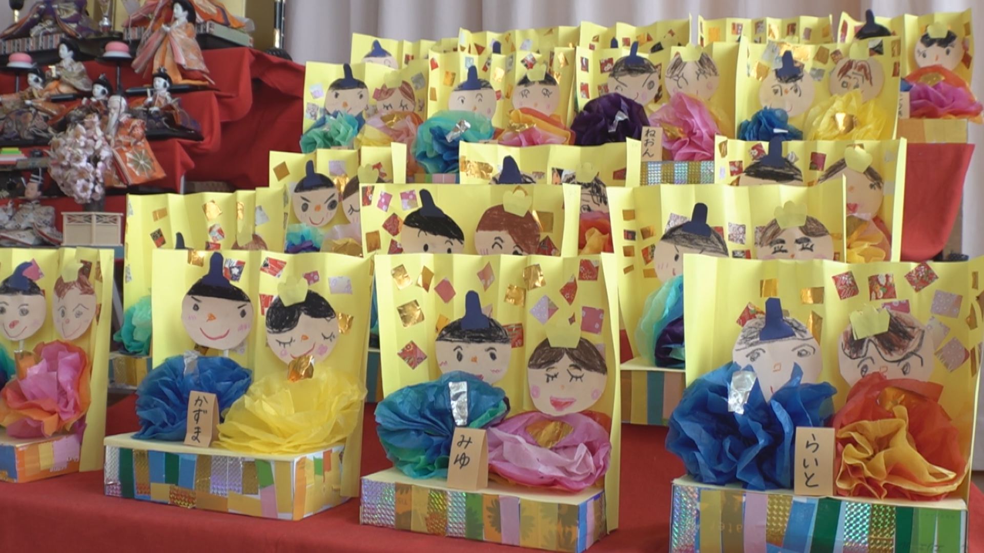 南新町保育園でひなまつり会