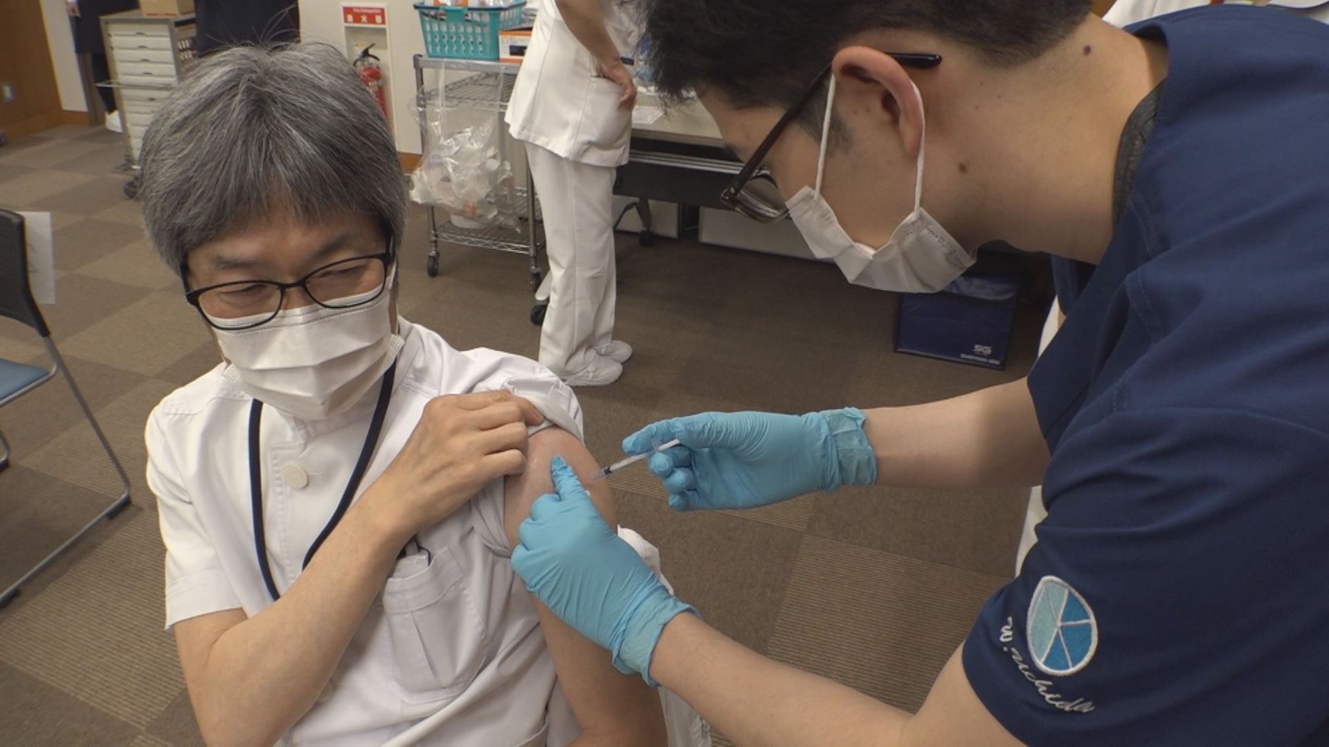 上越総合病院で新型コロナワクチン優先接種開始