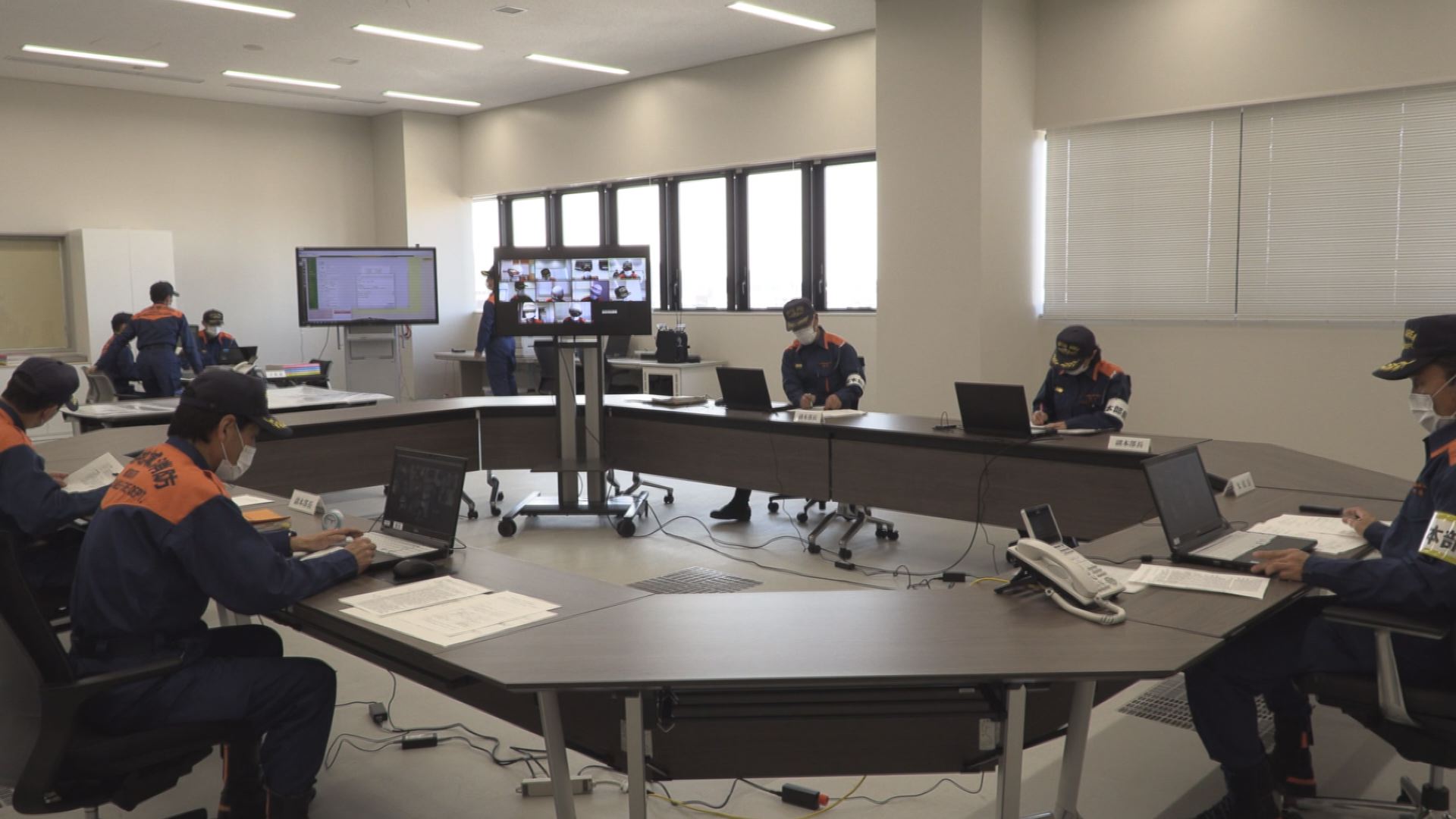 東日本大震災から10年 発生時刻に大地震想定した初動訓練実施