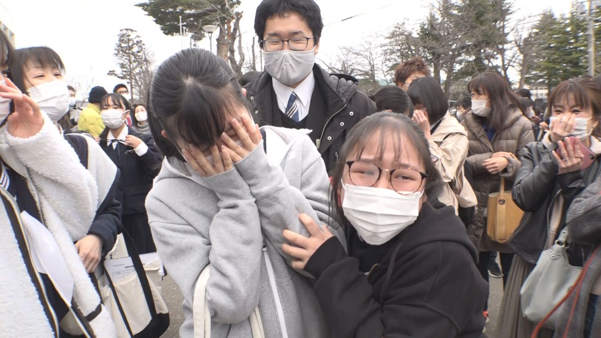 15の春に喜びの声！公立高校合格発表