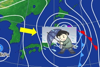 14日（日）の午前中は春の嵐に警戒必要