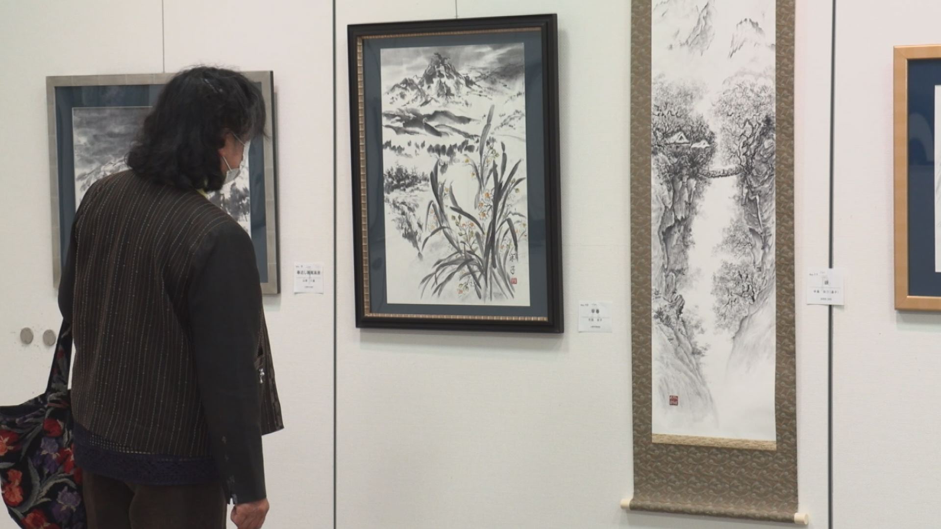 2年ぶりにモノクロの祭典 上越水墨画フェスティバル