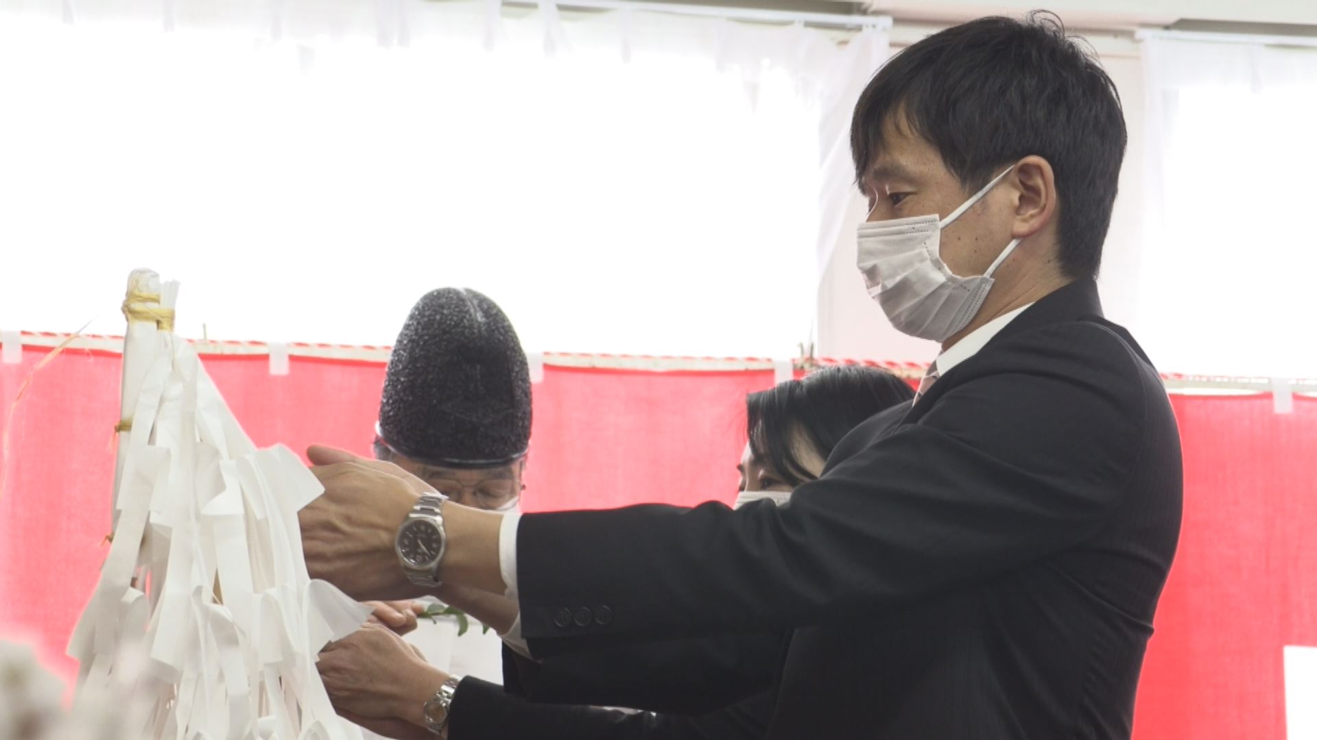 上越市長選挙 中川幹太氏 事務所開き