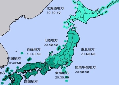 北陸地方の梅雨入りは来週末の可能性……