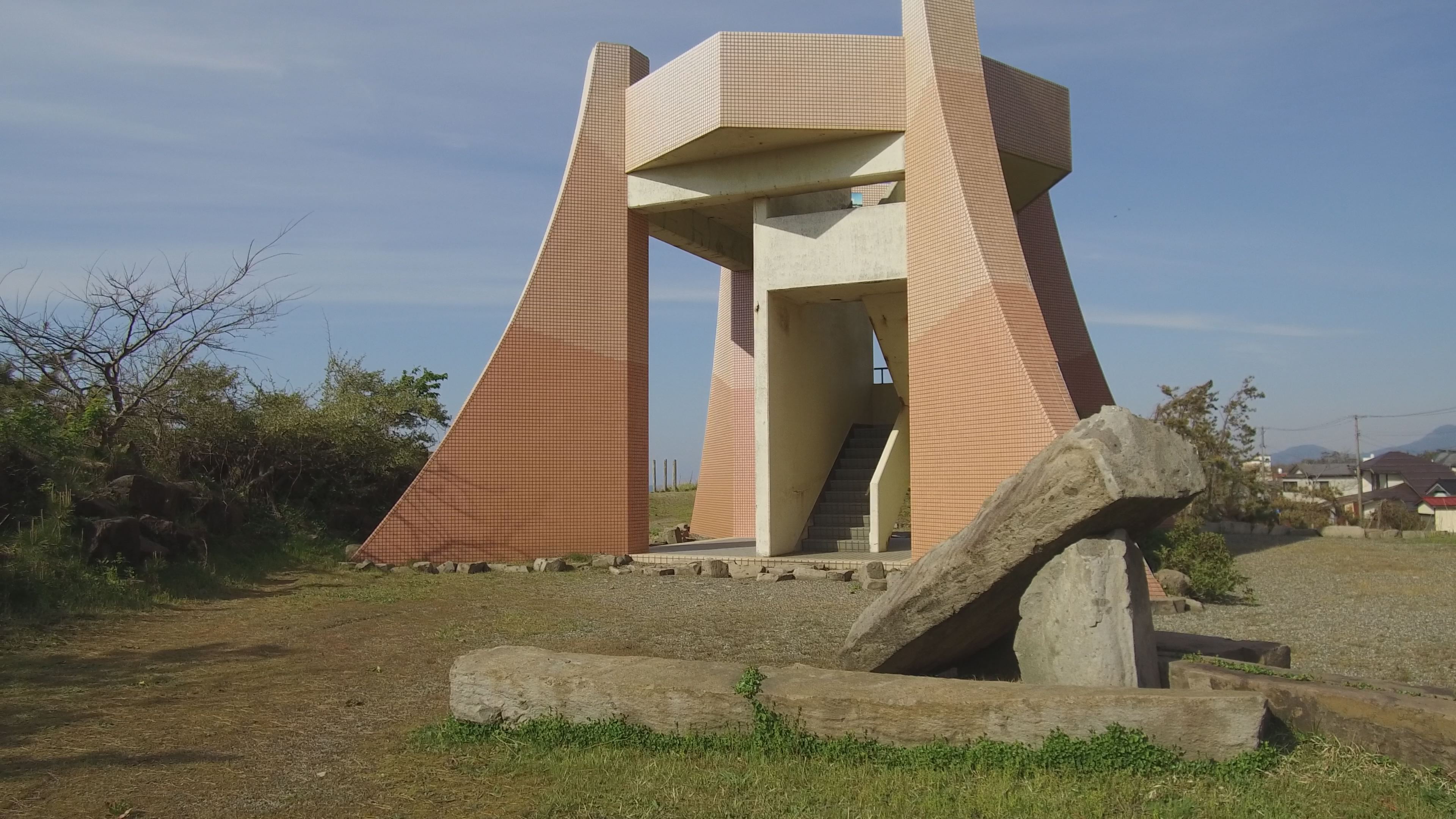 【動画】鵜の浜温泉街をサイクリング 夕日の森公園展望台へGO！