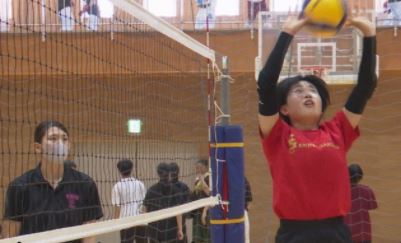 関根学園女子バレー部 北信越大会に向けて最後の調整