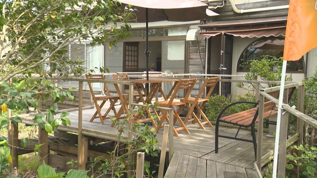 橋立テラス席