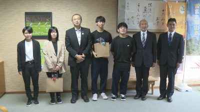 全国大会を前に市長を表敬訪問／佐渡テレビジョン
