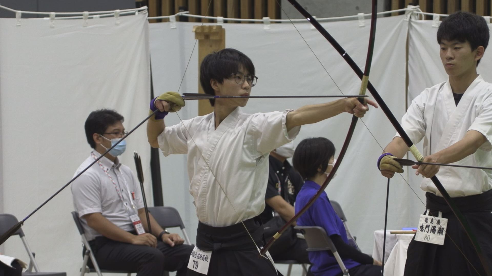 インターハイ弓道 謙信公武道館で開幕！上総 土田莉玖さんが出場