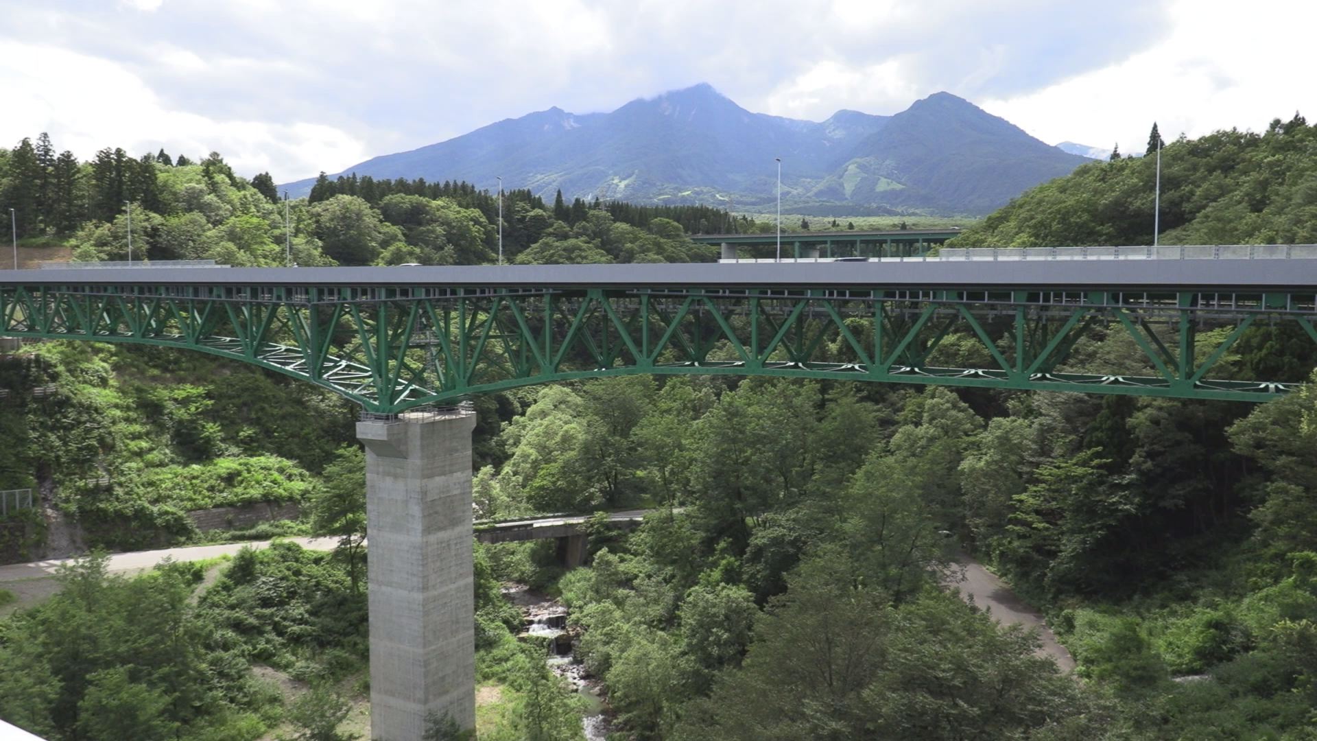 国道18号線 妙高大橋の新橋が開通